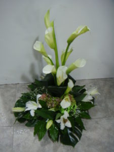 bouquet de lilium blanco