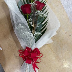 Ramo de 3 Rosas Rojas Pasión